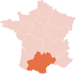 carte france - Tarn, Haute Garonne, Aude